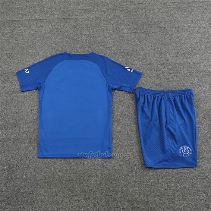 Chandal del Paris Saint-Germain Manga Corta 2022-2023 Azul Oscuro - Pantalon Corto